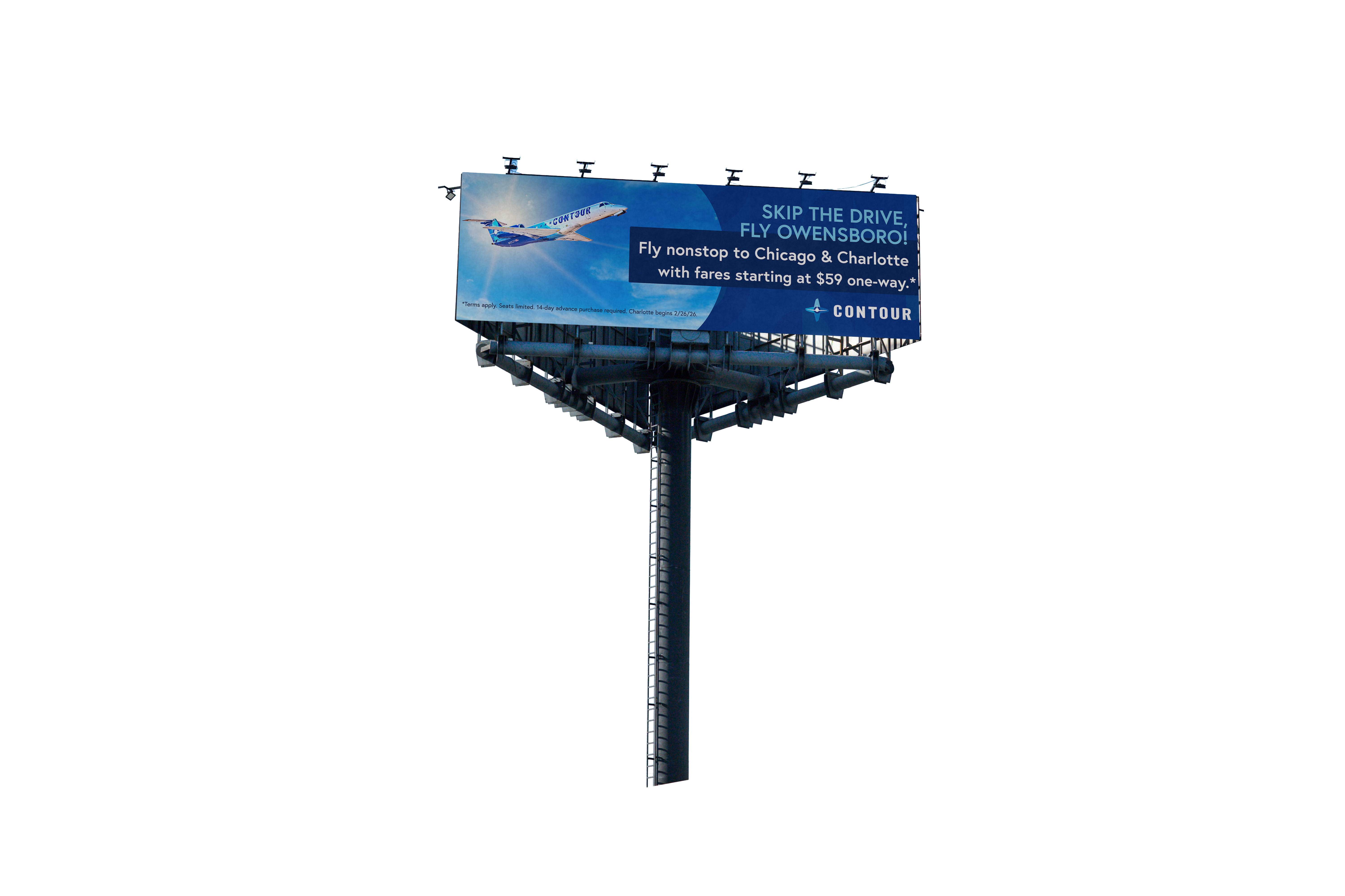 Contour Airlines Campaign - 5th Floor Media